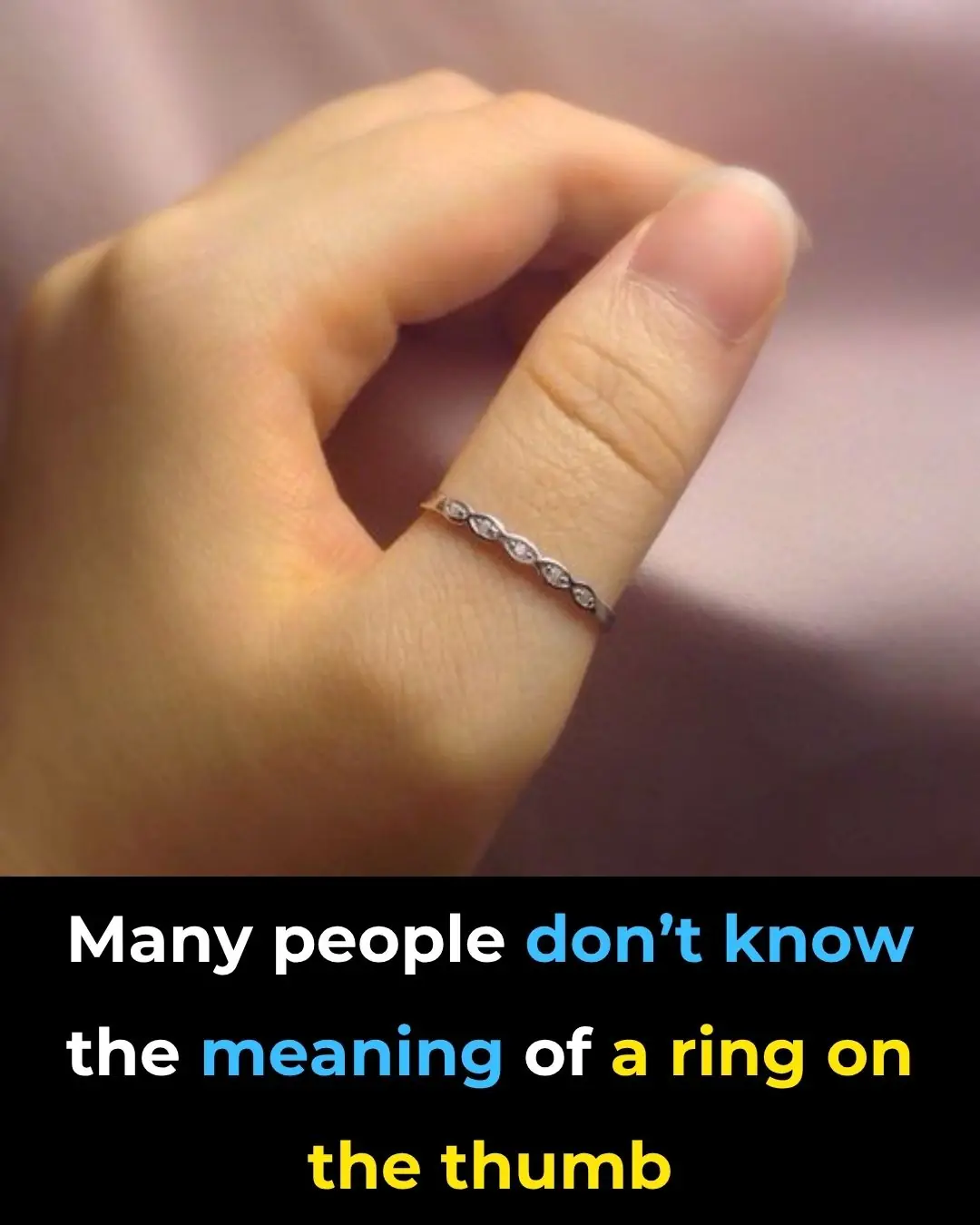 What Does a Thumb Ring Really Mean