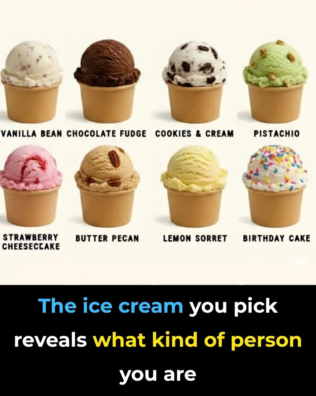 What Your Favorite Ice Cream Flavor Says About You