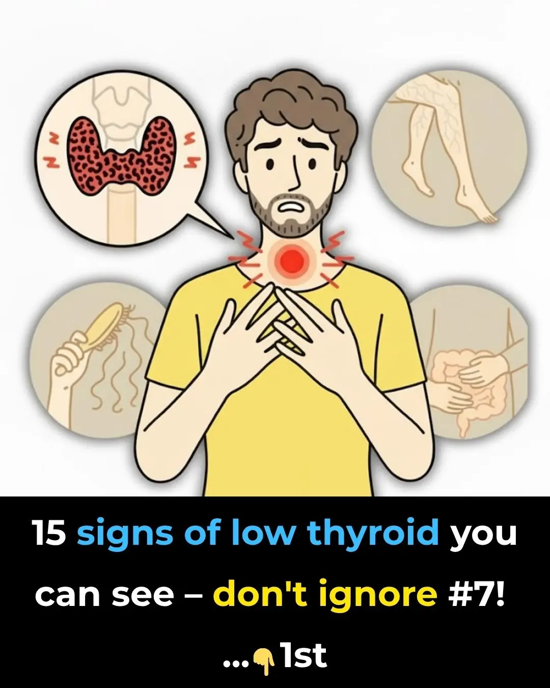 15 visible signs of low thyroid you can see – don’t ignore #7!