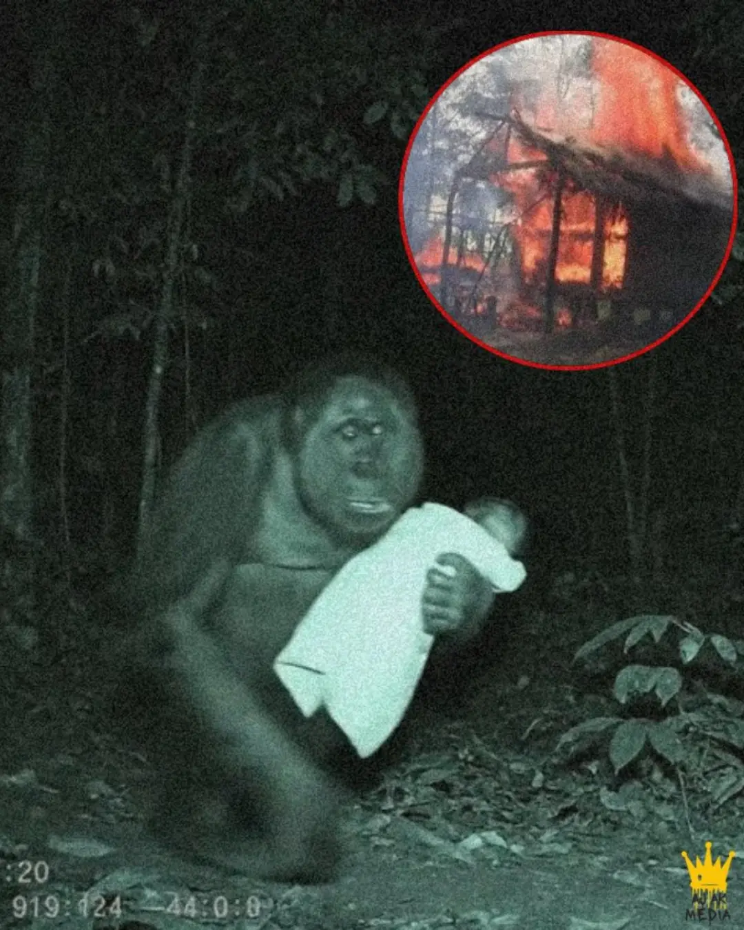 âThe Orangutan Who Carried a Baby Through Fireâ