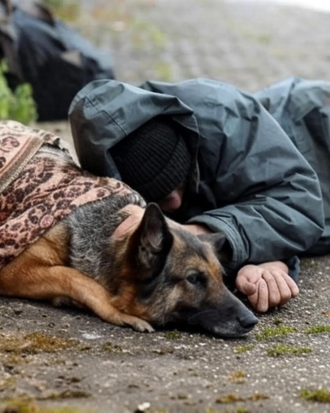 A Loyal Dog and His Homeless Owner: A Bond That Nothing Can Break