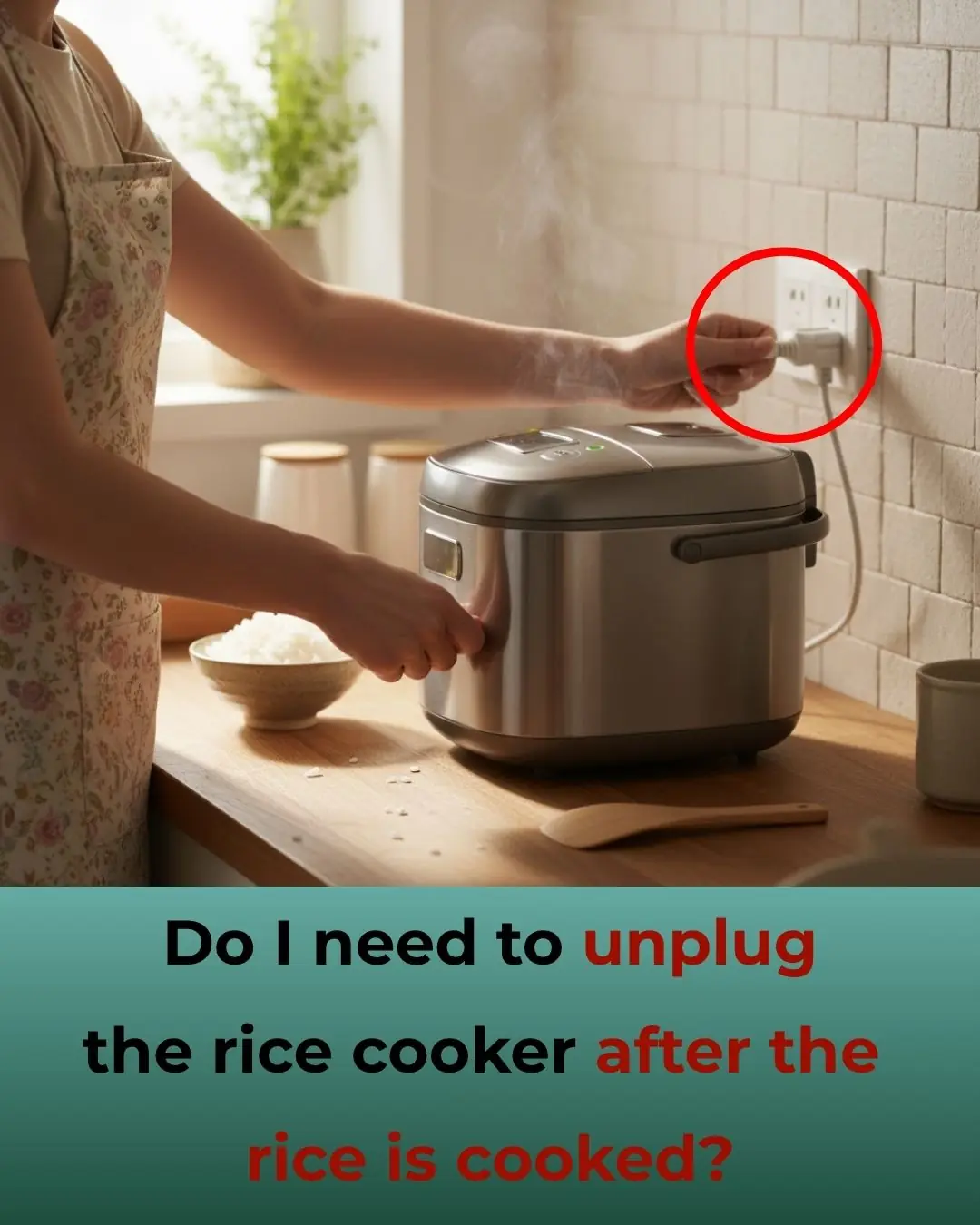 Is It Necessary to Unplug the Rice Cooker After the Rice Is Cooked?