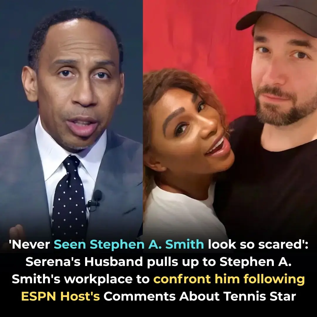 ‘Never Seen Stephen A. Smith Look So Scared’: Serena’s Husband Pulls Up to Stephen A. Smith’s Workplace to Confront Him Following ESPN Host’s Comments About Tennis Star
