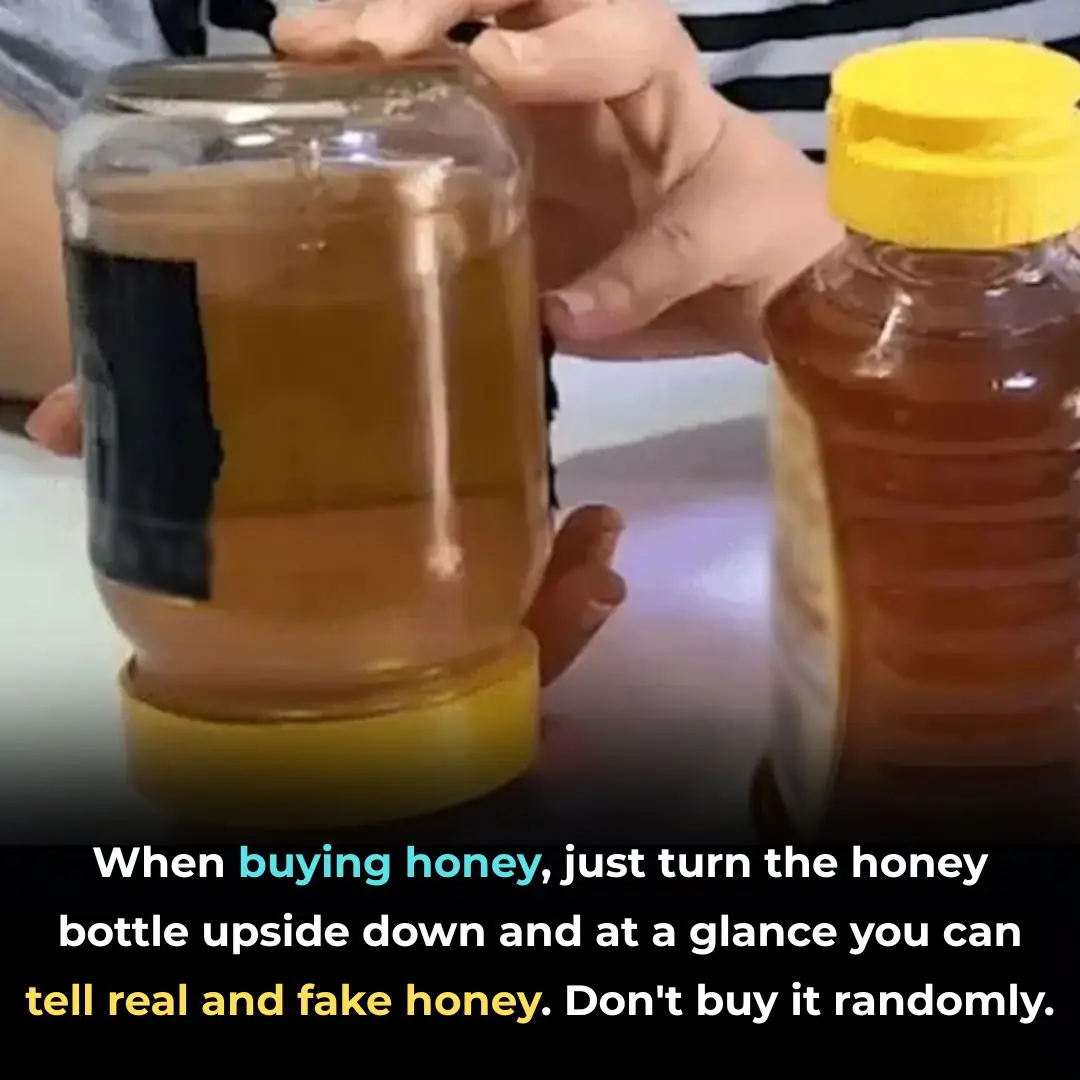 When buying honey, just turn the honey bottle upside down and at a glance you can tell real and fake honey. Don't buy it randomly.