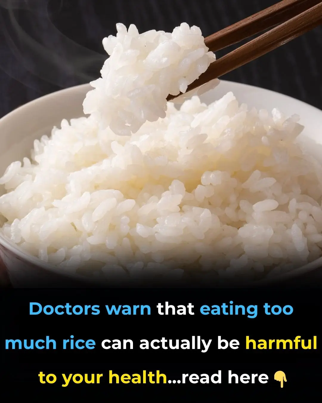 According to experts, consuming too much rice leads to…