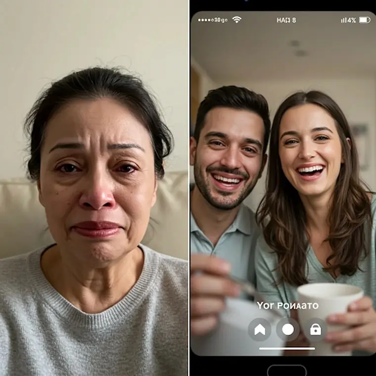 After 7 Years of Video Calls with His Mom, Son Arrives to Find Her, What He Discovers Left Him Speechless