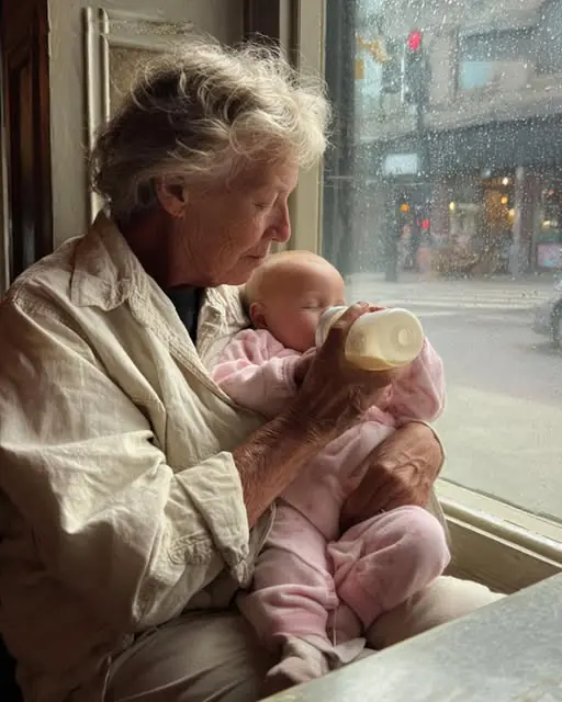 They Forced Me & my Baby Granddaughter Out of the Café and Into the Rain – Then Justice Walked Inn