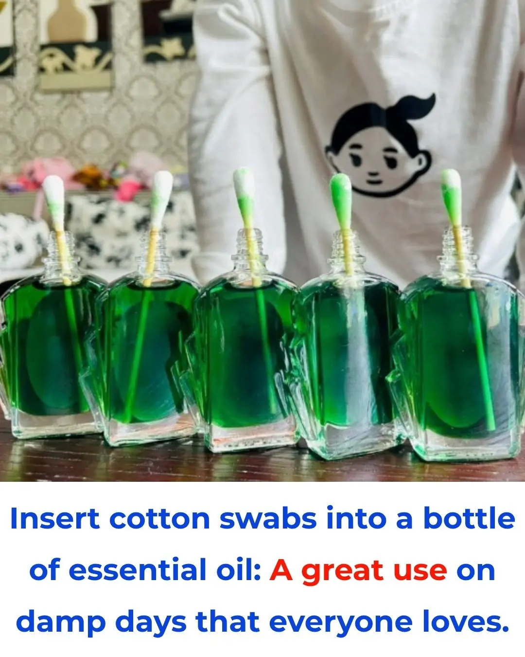 Insert a Cotton Swab into a Bottle of Balm: A Wonderful Trick Everyone Loves on Damp, Humid Days