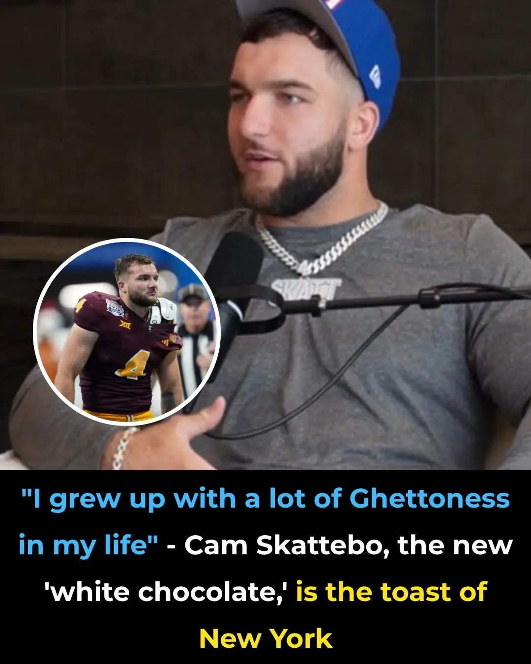 “I Grew Up With A Lot Of Ghettoness In My Life” | Cam Skattebo, The New ‘White Chocolate,’ Is The Toast Of New York