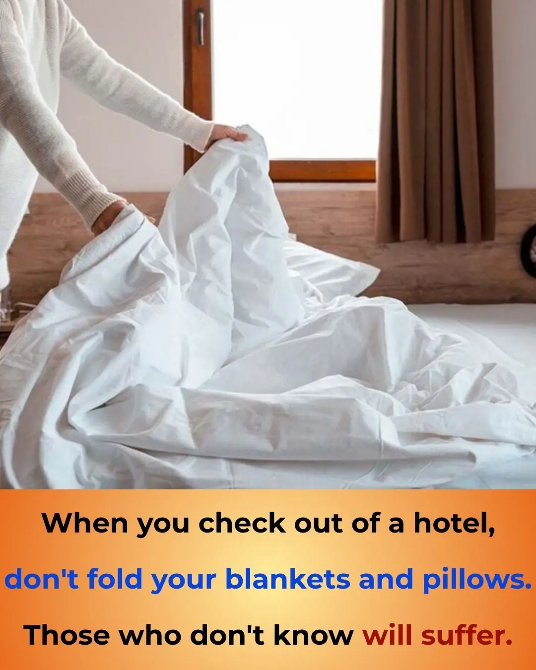 When Checking Out of a Hotel, Don’t Fold the Bedding—Not Knowing This Will Only Cause Trouble