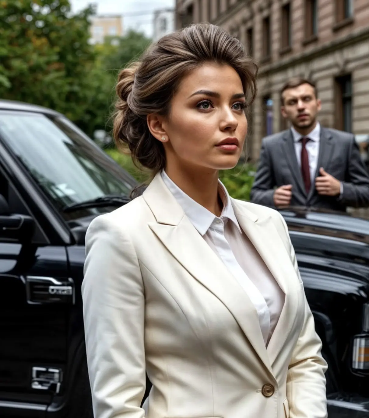 Seeing his ex-wife in a fancy SUV, he doubted his own eyes.