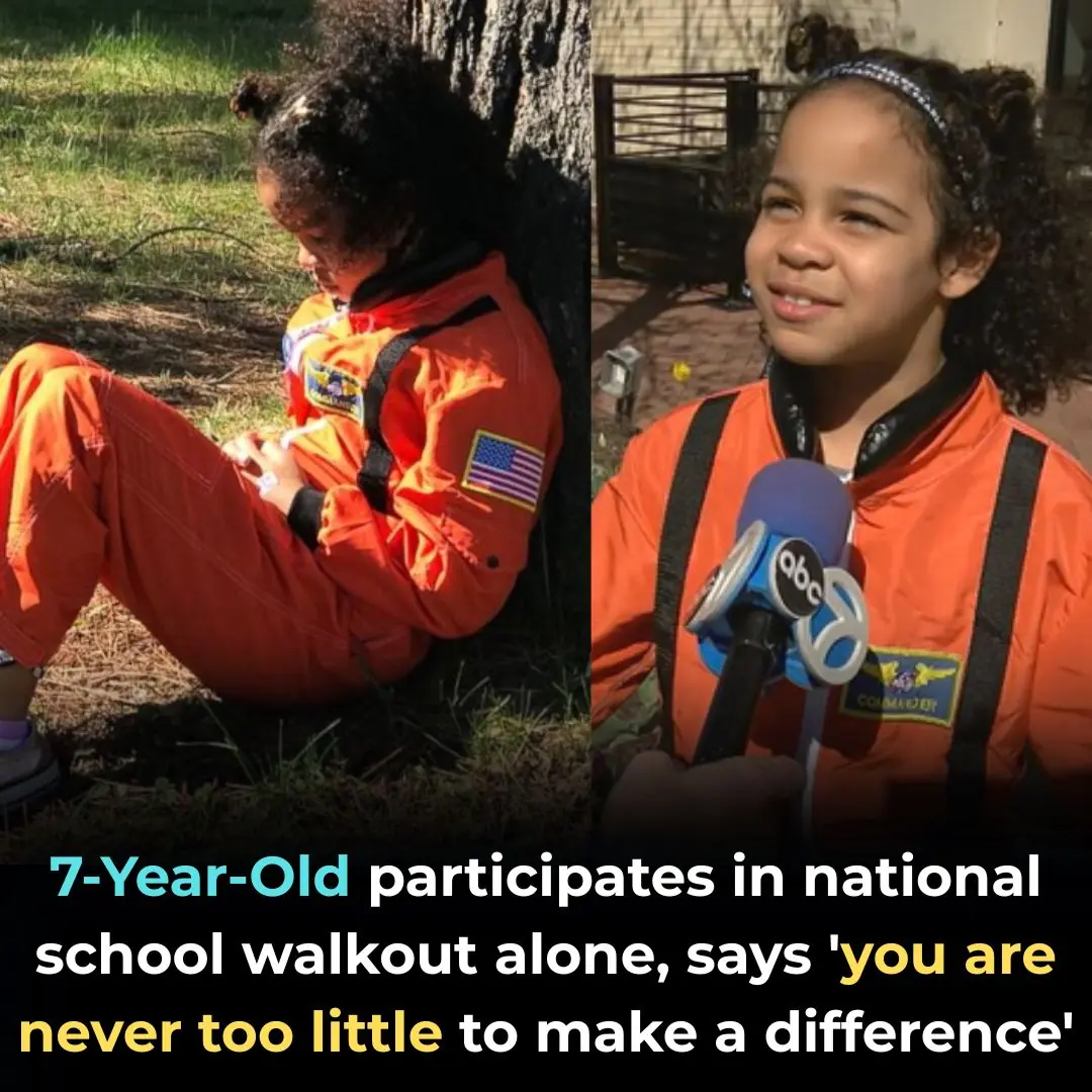 7-Year-Old Participates In National School Walkout Alone, Says ‘You Are Never Too Little To Make A Difference’