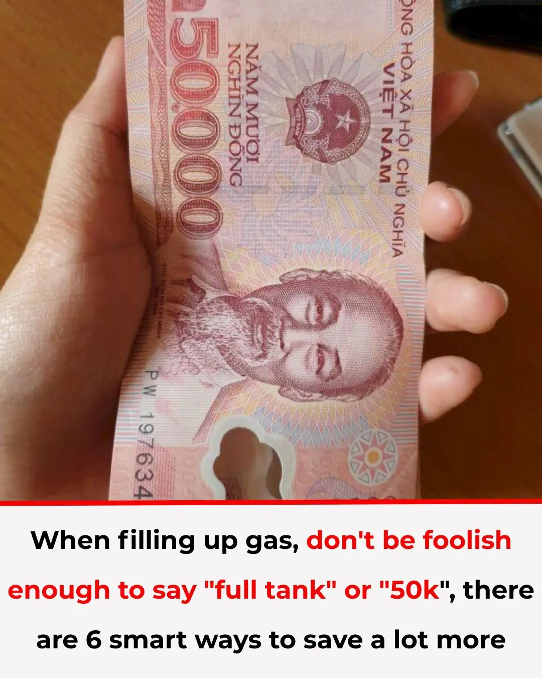When filling up gas, don't be foolish enough to say "full tank" or "50k", there are 6 smart ways to save a lot more