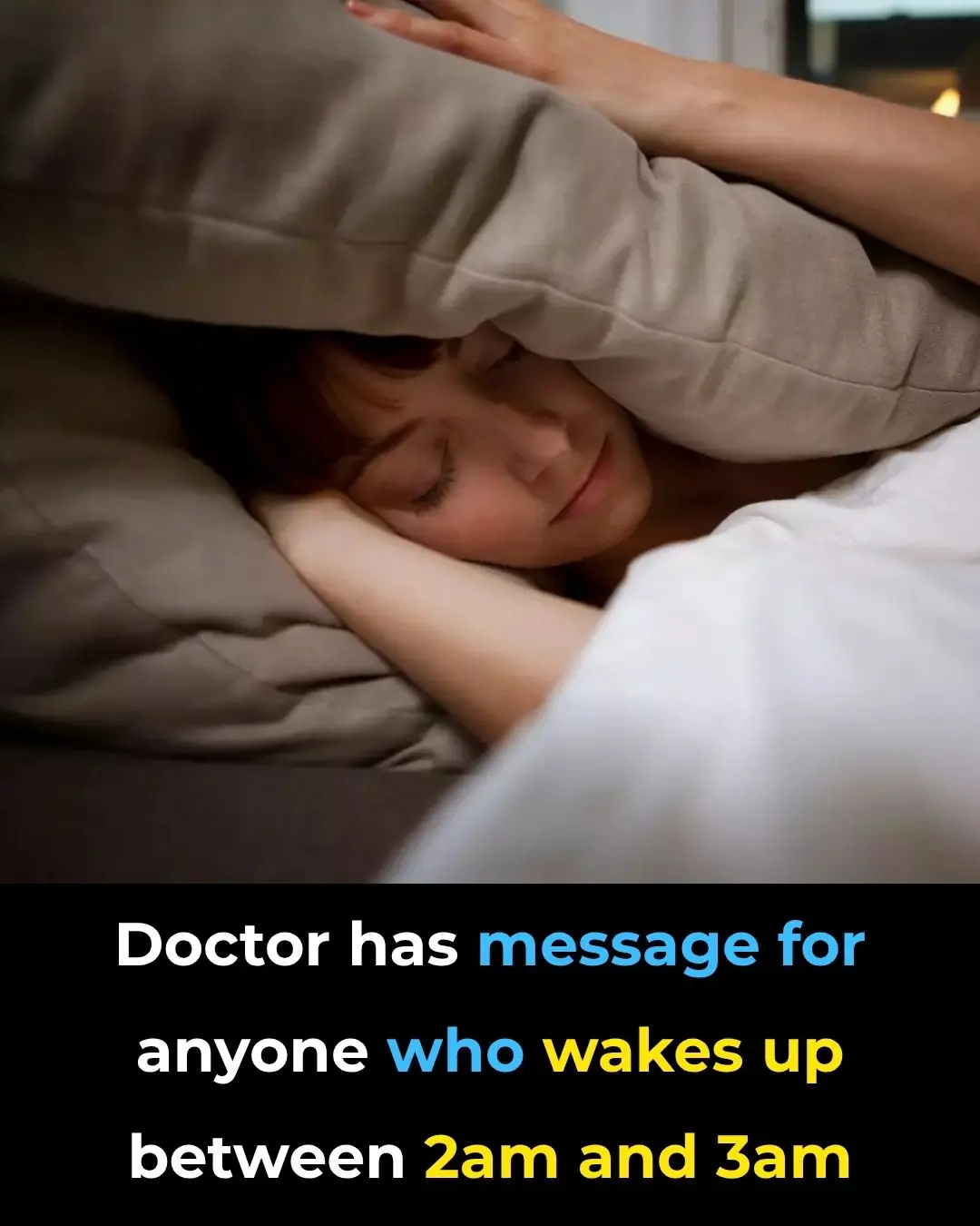 Doctor has message for anyone who wakes up between 2am and 3am