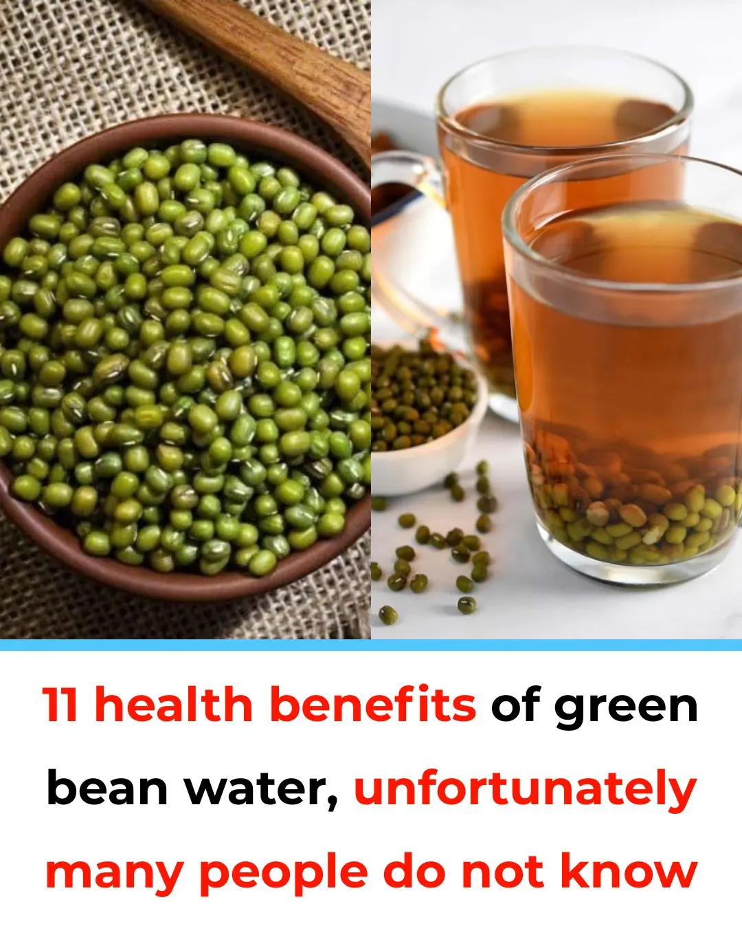 11 health benefits of green bean water, unfortunately many people do not know