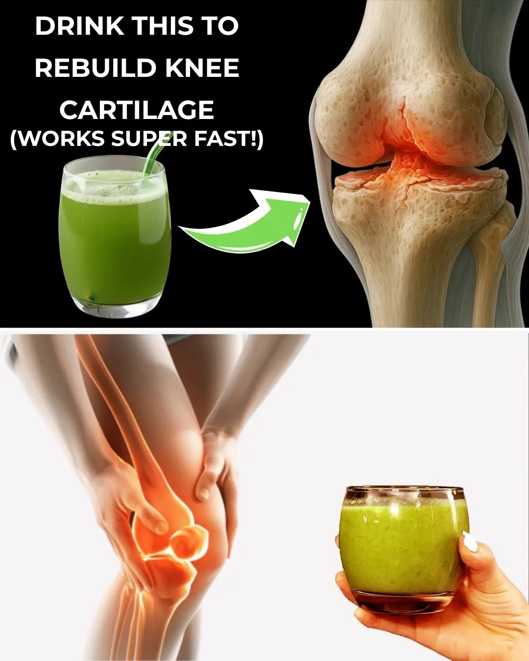 Discover the miracle drink that helps seniors rebuild knee cartilage quickly