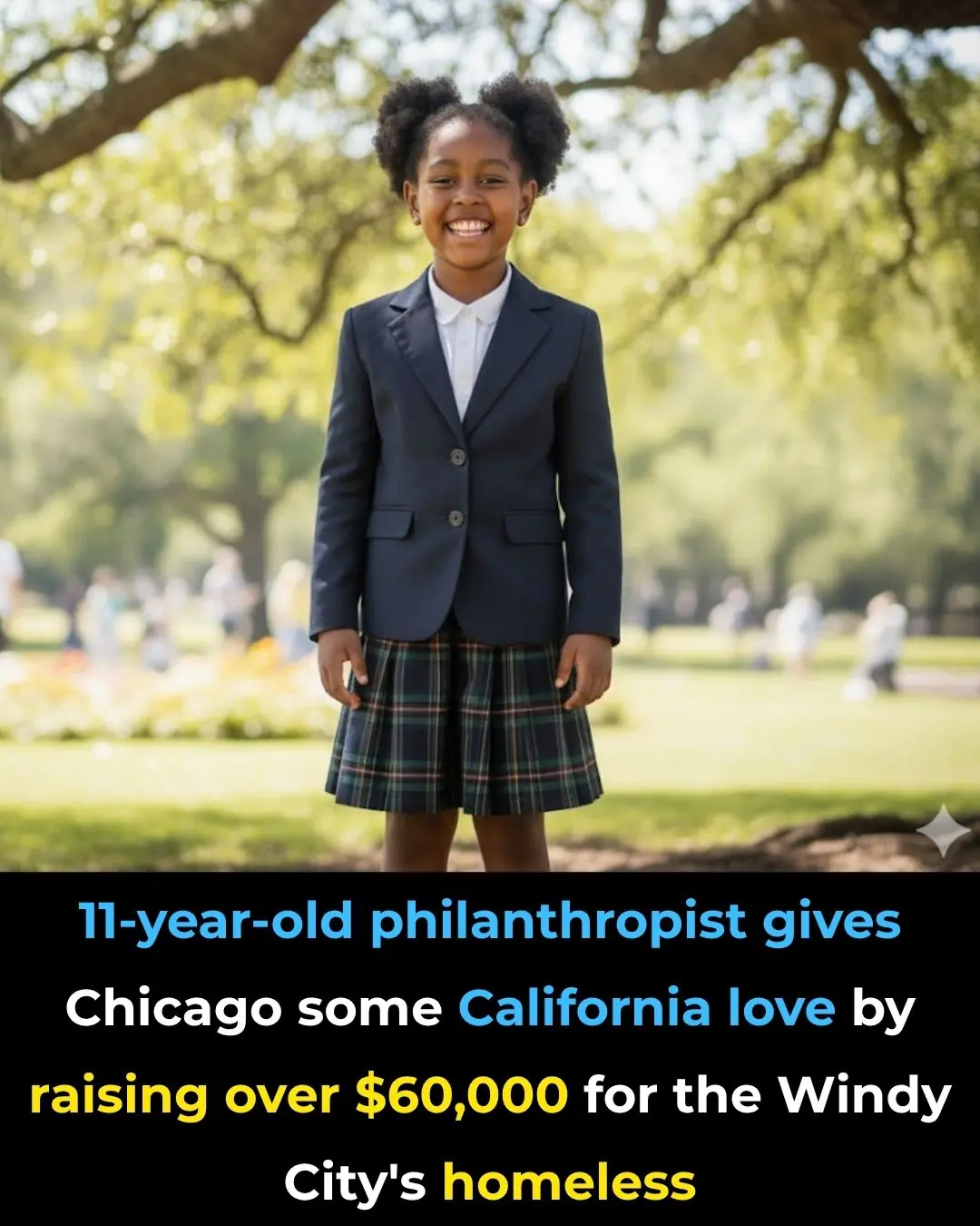 11-year-old Philanthropist Gives Chicago Some California Love by Raising Over $60,000 for the Windy City’s Homeless