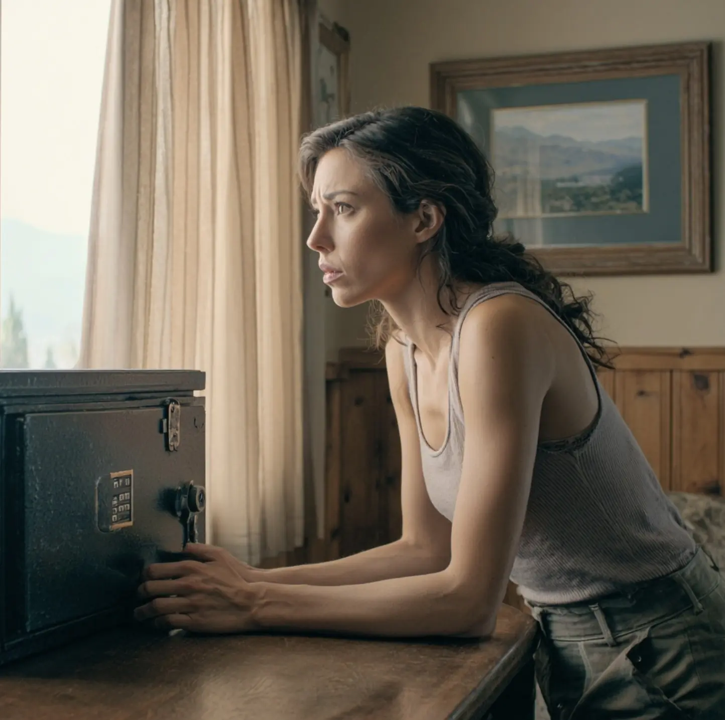 After her husband’s death, she finally dared to open his safe—the one that had always been locked. The moment the door gave way, the woman barely stifled a scream.