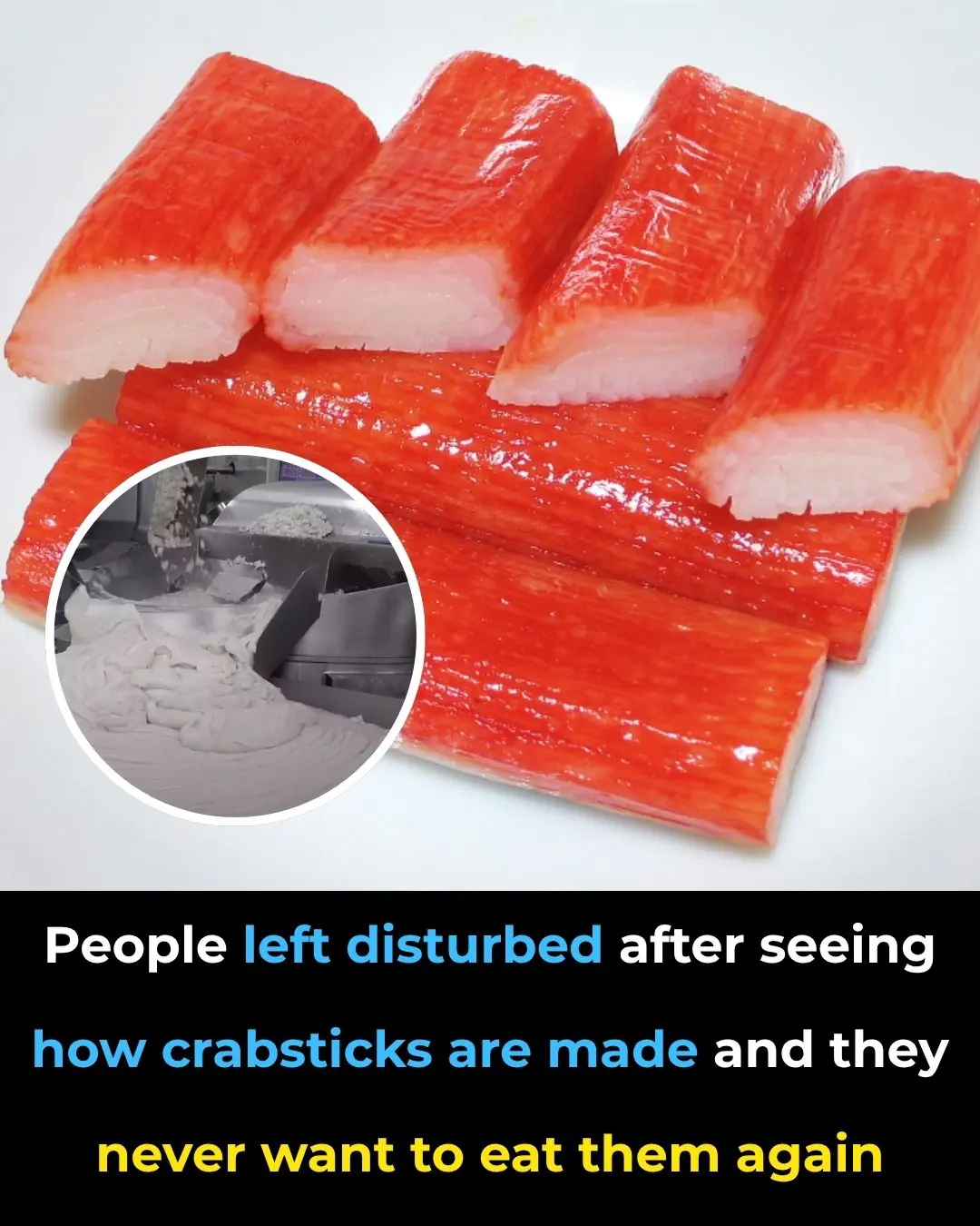 People Left Disgusted: Shocking Truth About How Crabsticks Are Made