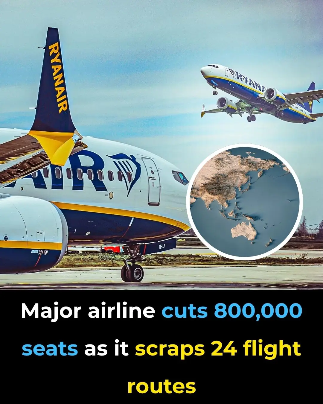 Major airline cuts 800,000 seats as it scraps 24 flight routes