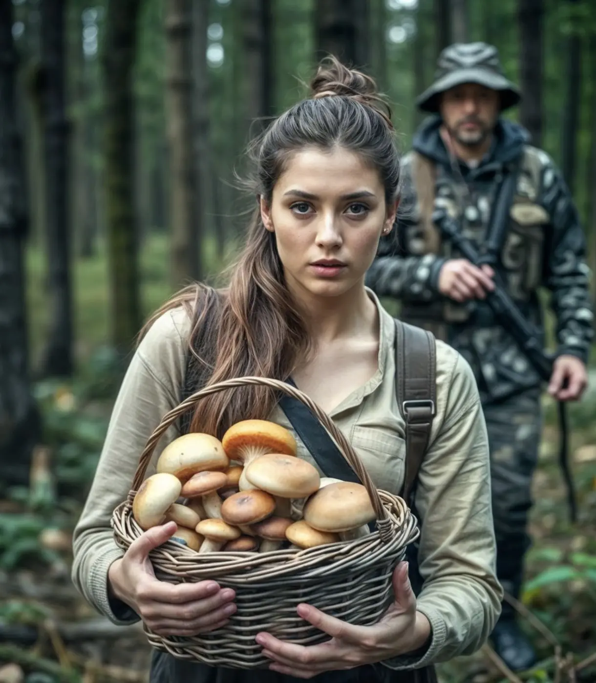 The mother-in-law sent her daughter-in-law to pick mushrooms in a deserted fir forest, but she did not return alone.