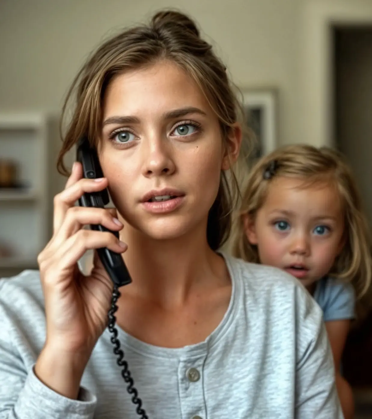 The eight-year-old daughter uncovered the deception of her father’s fiancée after overhearing a conversation in French