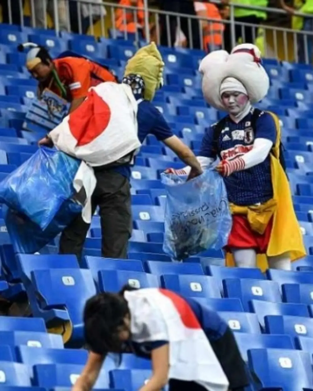 The Night Japanese Fans Taught the World a Lesson in Respect.