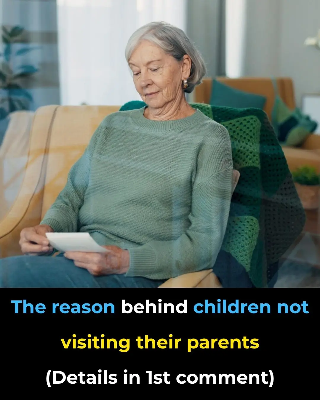 The reason behind children not visiting their parents