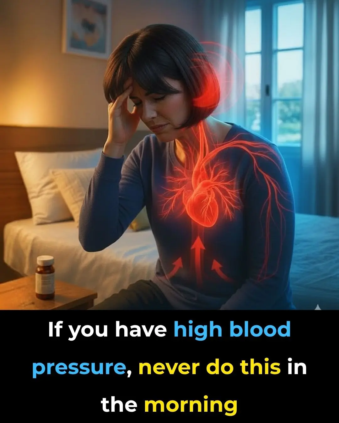 If you have high blood pressure, NEVER do this in the morning