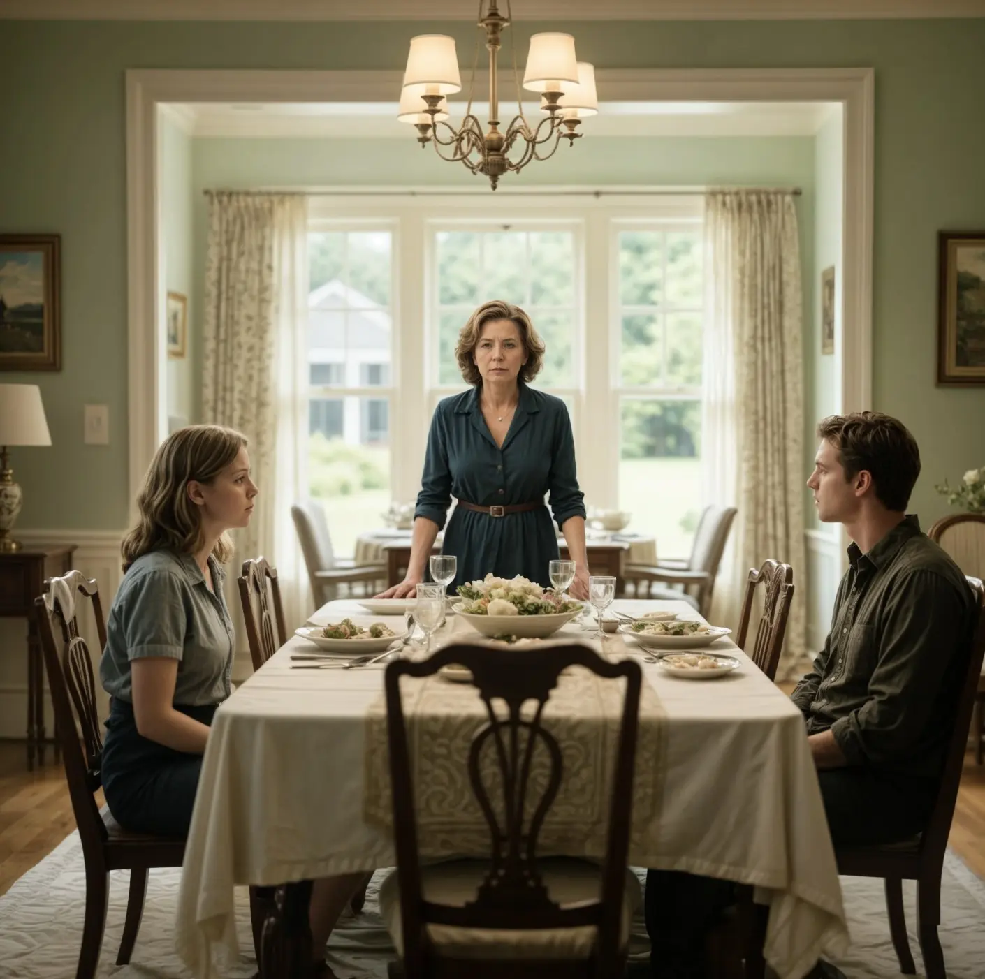My sister is just as much a mistress of this house as you are—respect her rules,” the husband blurted out and immediately regretted it.