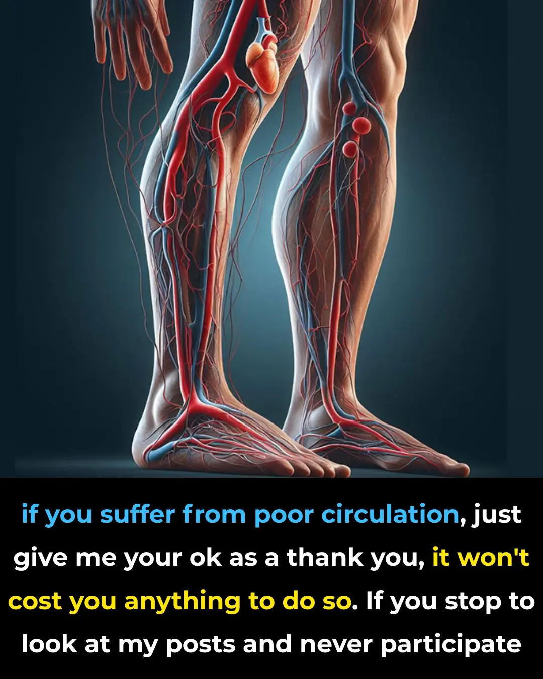 🦵 If You Suffer from Poor Circulation and Your Legs Feel Heavy, Swollen, or Cold — Here’s What Can Help