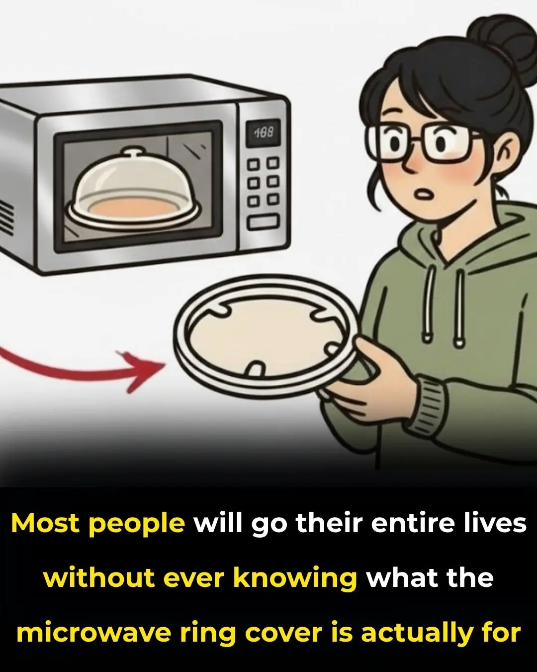 Most people will go their entire lives without ever knowing what the microwave ring cover is actually for