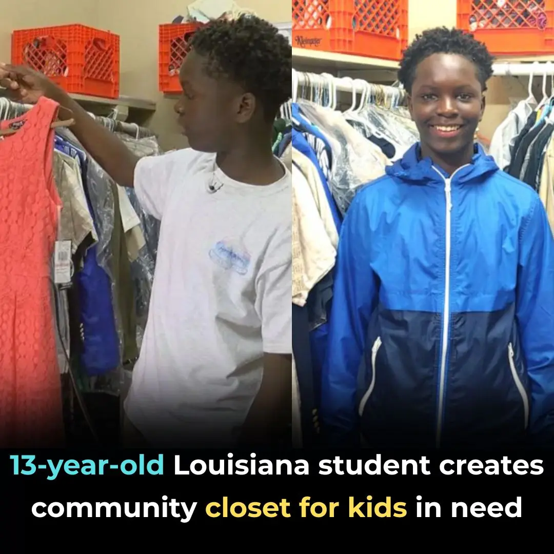 13-Year-Old Louisiana Student Creates Community Closet For Kids In Need