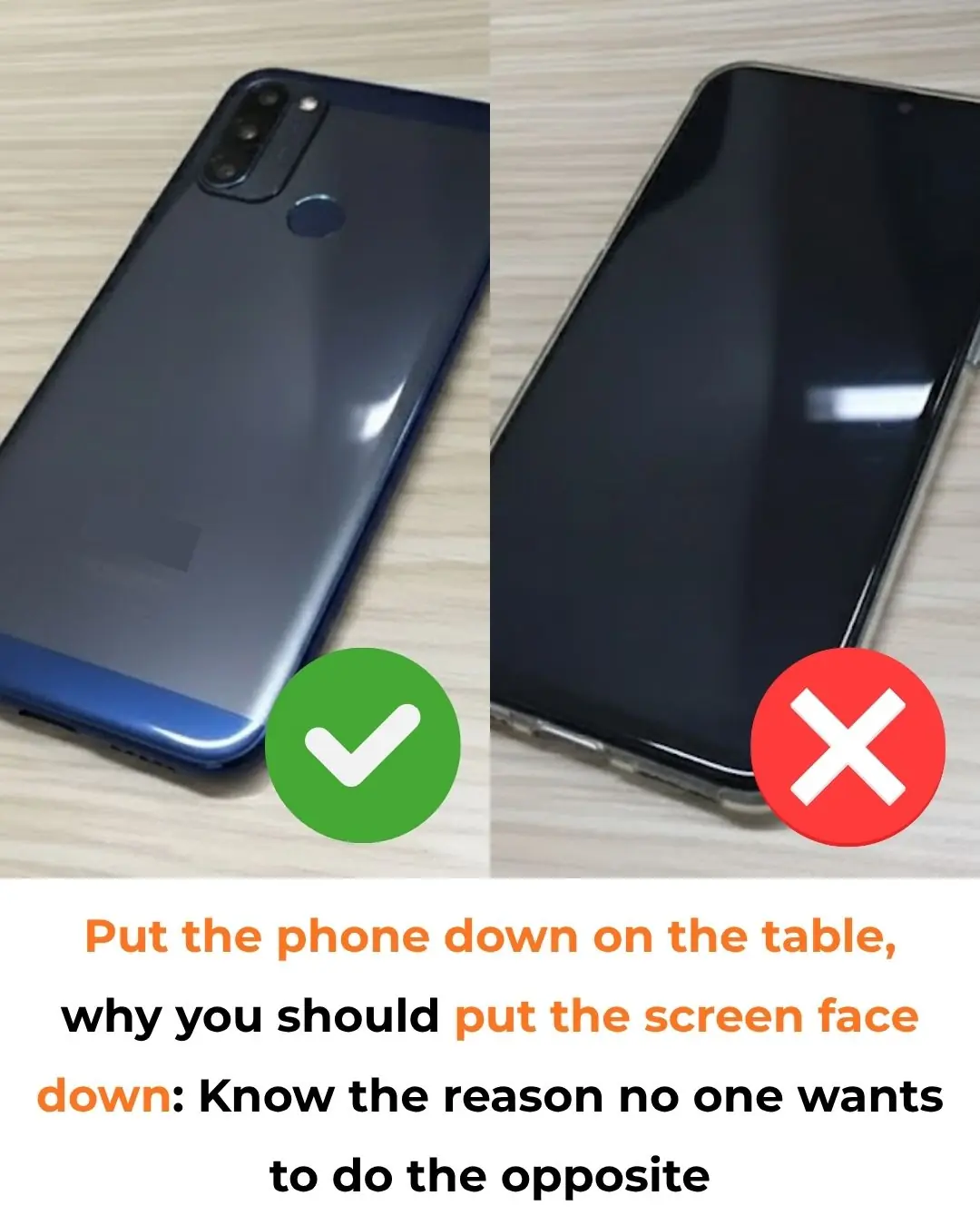 Put the phone down on the table, why you should put the screen face down: Know the reason no one wants to do the opposite