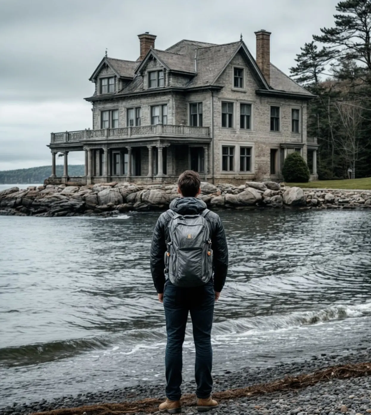 He inherited a house standing in the middle of a lake… Yet what he found inside completely changed his life.