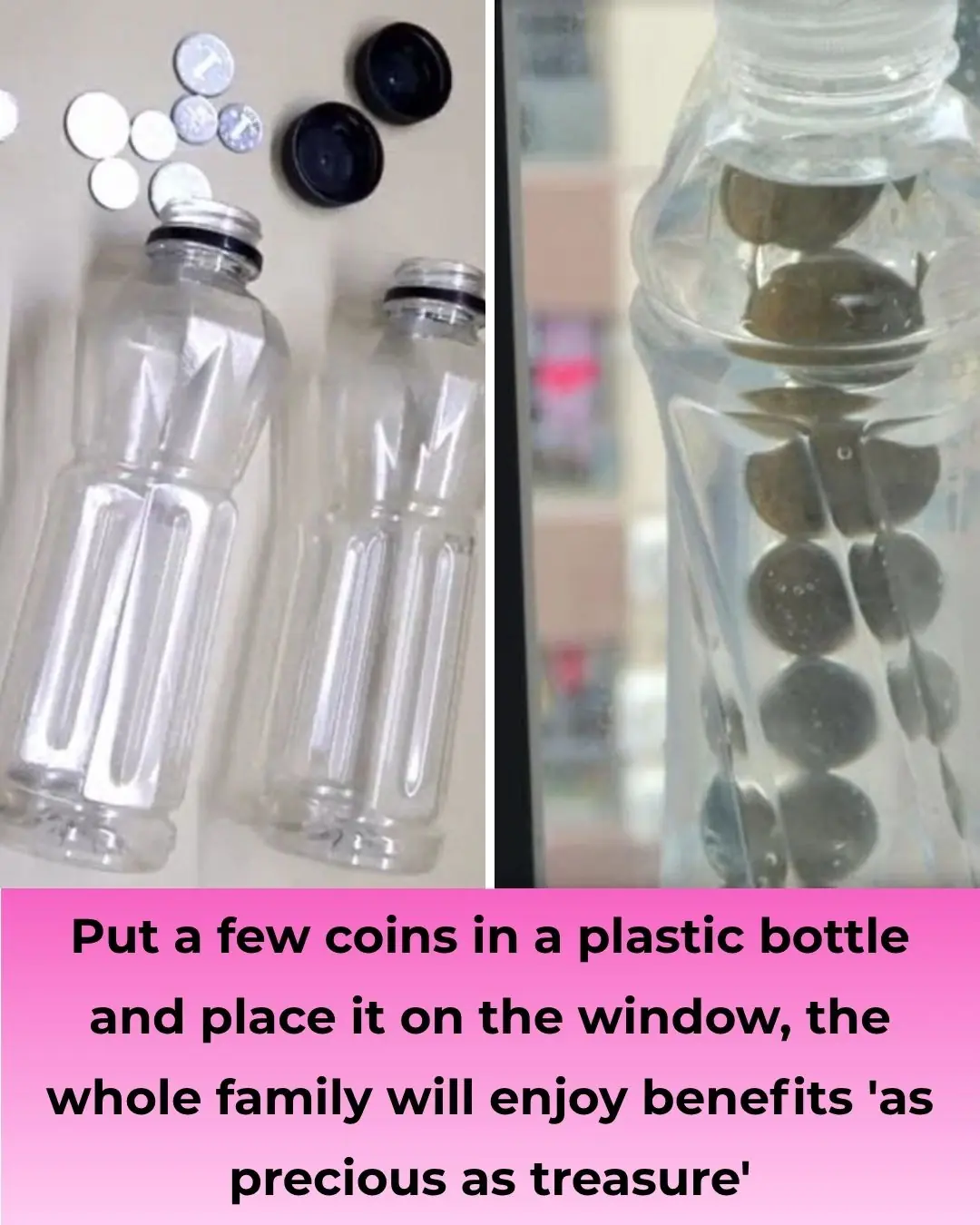 Putting a Few Coins in a Plastic Bottle and Placing It on the Window: The Whole Family Benefits ‘Like a Treasure’