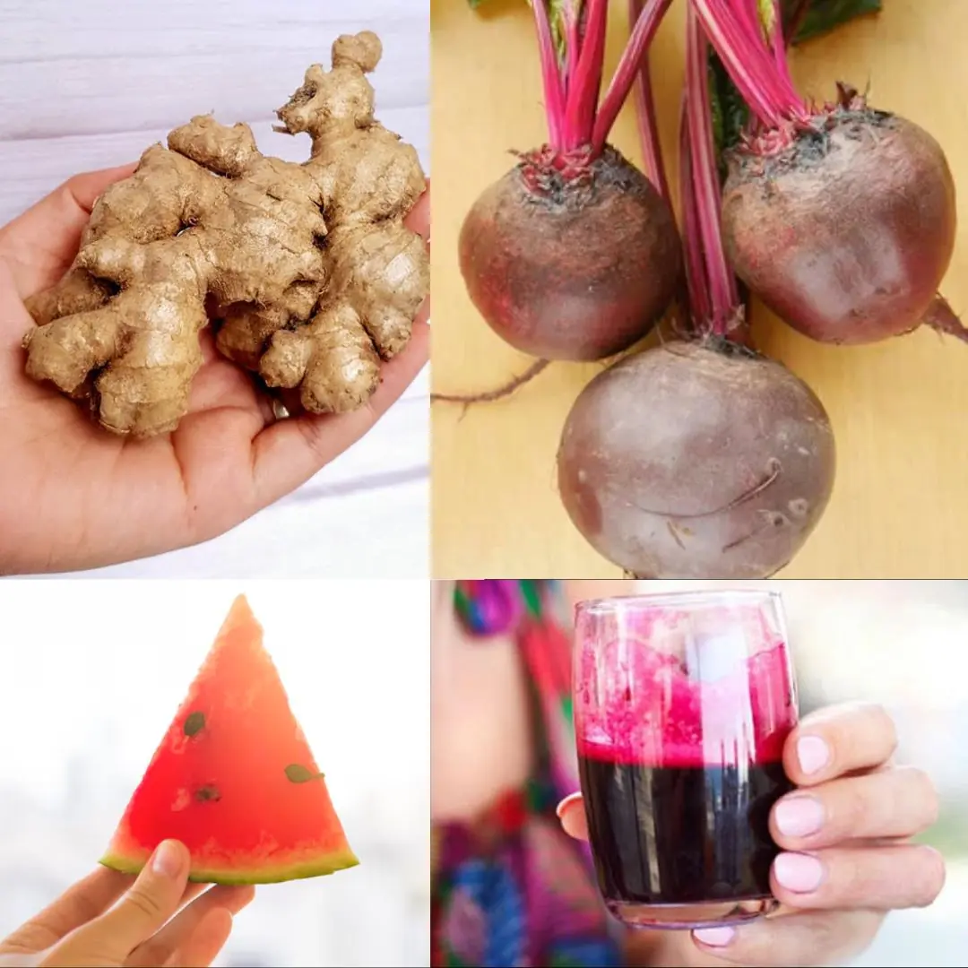Ginger, Watermelon, and Beetroot Juice: 15-Day Natural Kidney Cleanse