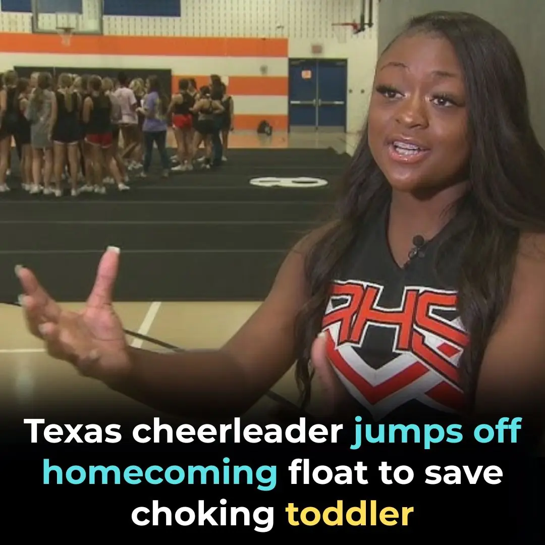 Texas Cheerleader Jumps Off Homecoming Float To Save Choking Toddler