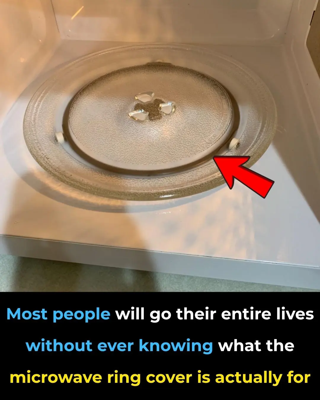 Most people will go their entire lives without ever knowing what the microwave ring cover is actually for