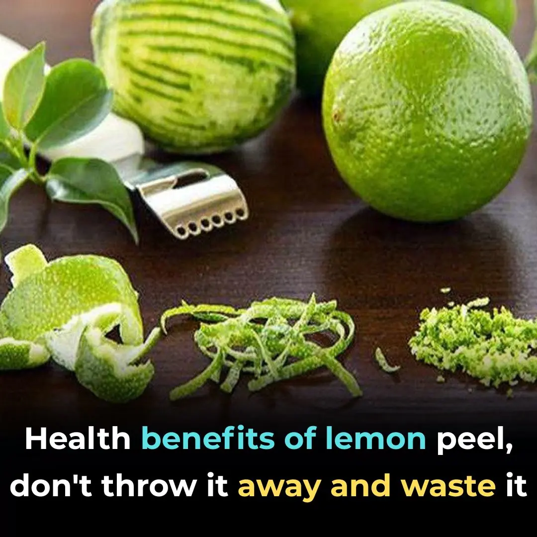 Health benefits of lemon peel, don't throw it away and waste it