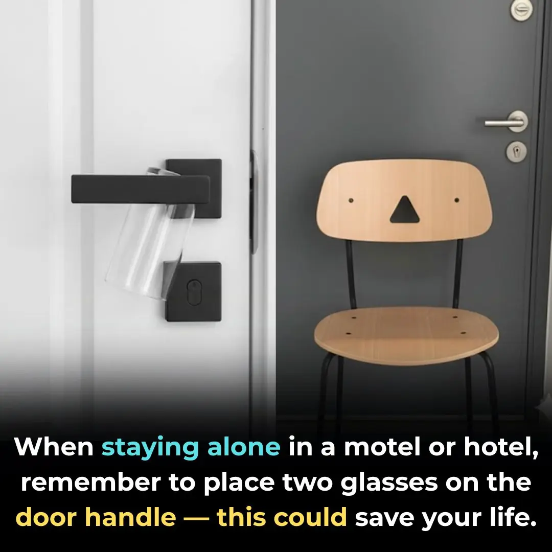 Place Two Cups at Your Hotel Door — It Brings a Special Benefit Everyone Should Try