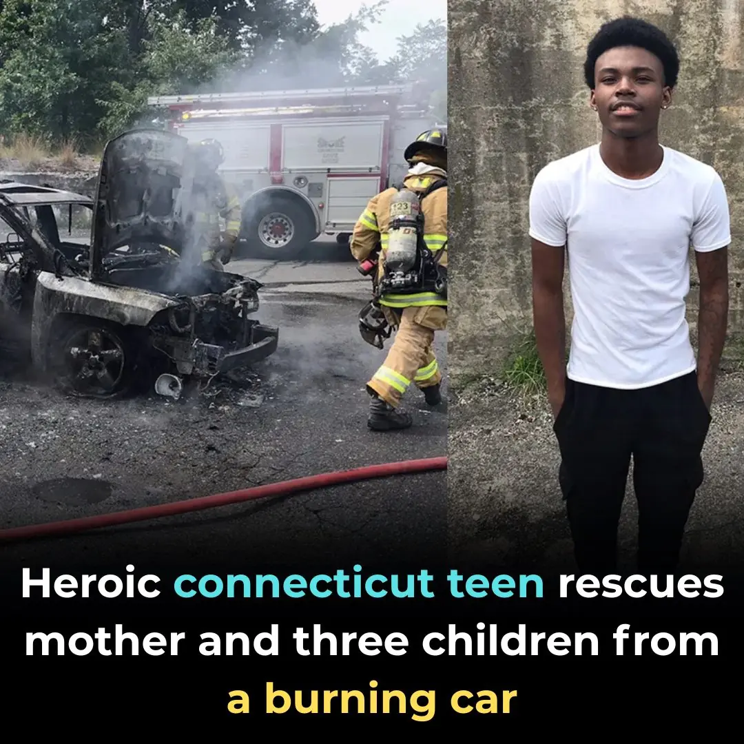 Heroic Connecticut Teen Rescues Mother and Three Children From A Burning Car