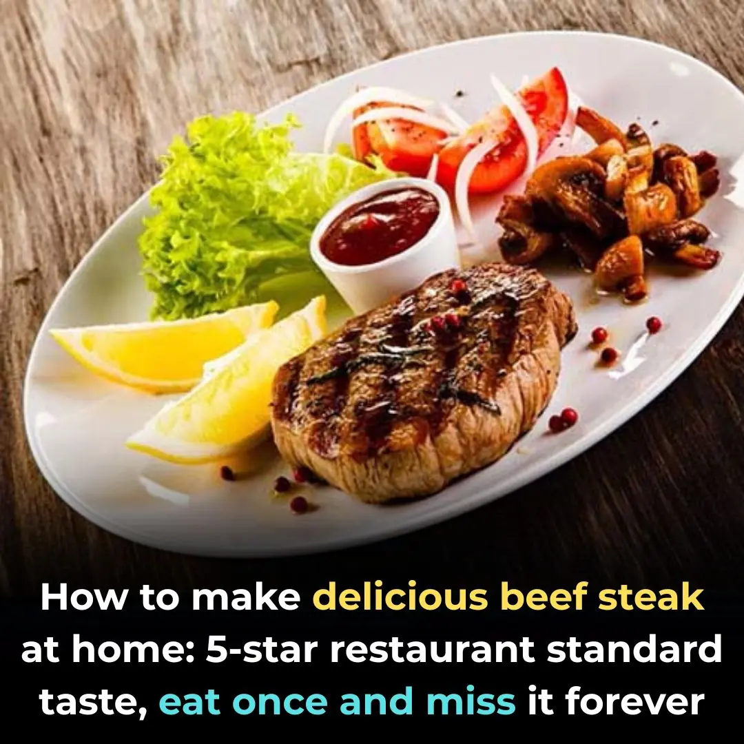 How to make delicious beef steak at home: 5-star restaurant standard taste, eat once and miss it forever
