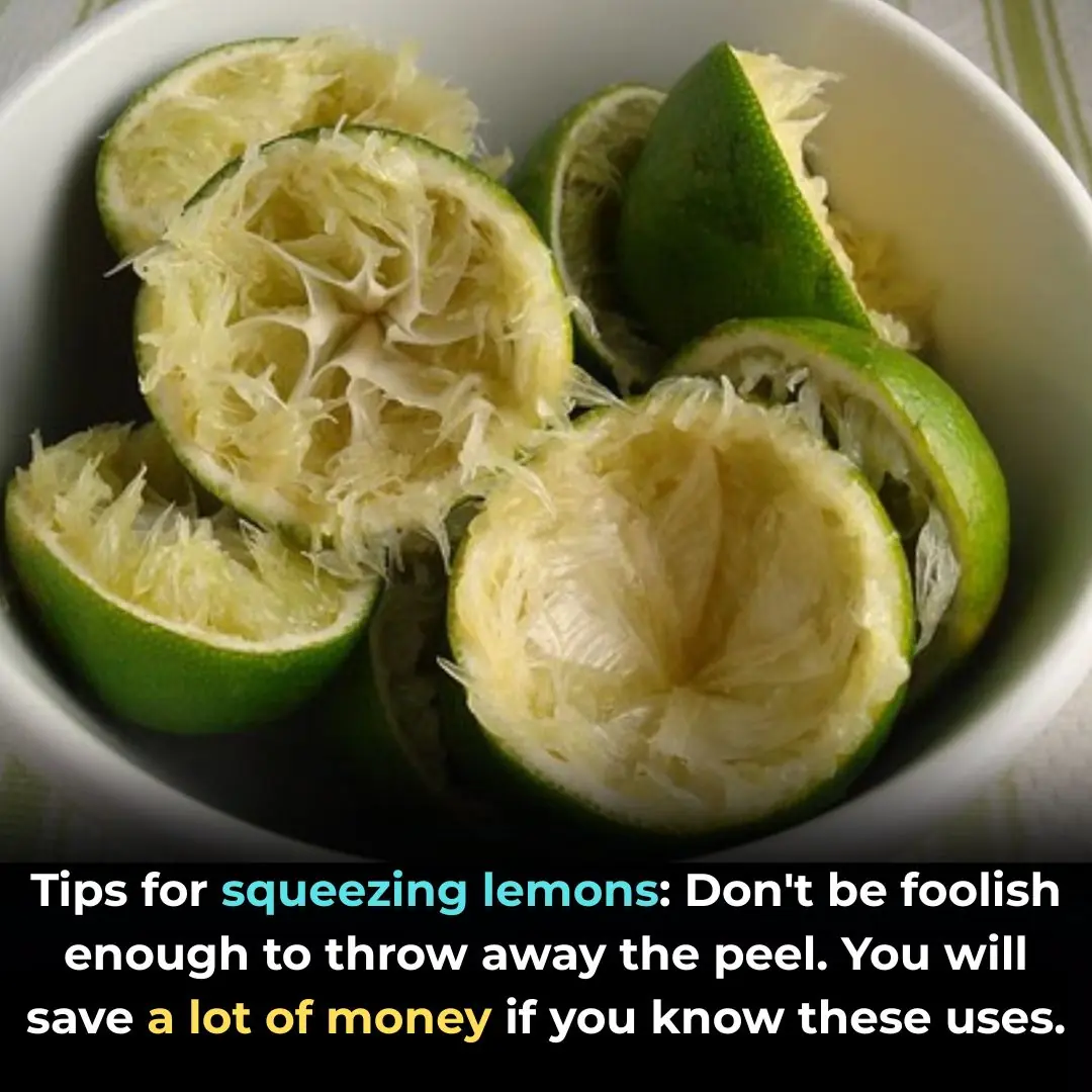 Tips for squeezing lemons: Don't be foolish enough to throw away the peel. You will save a lot of money if you know these uses.