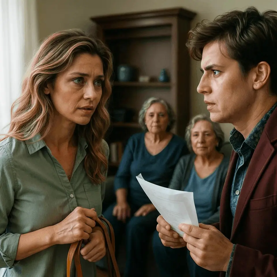 — You thought I was going to sign the apartment over to you? — I smirked, looking at my suddenly quiet relatives.