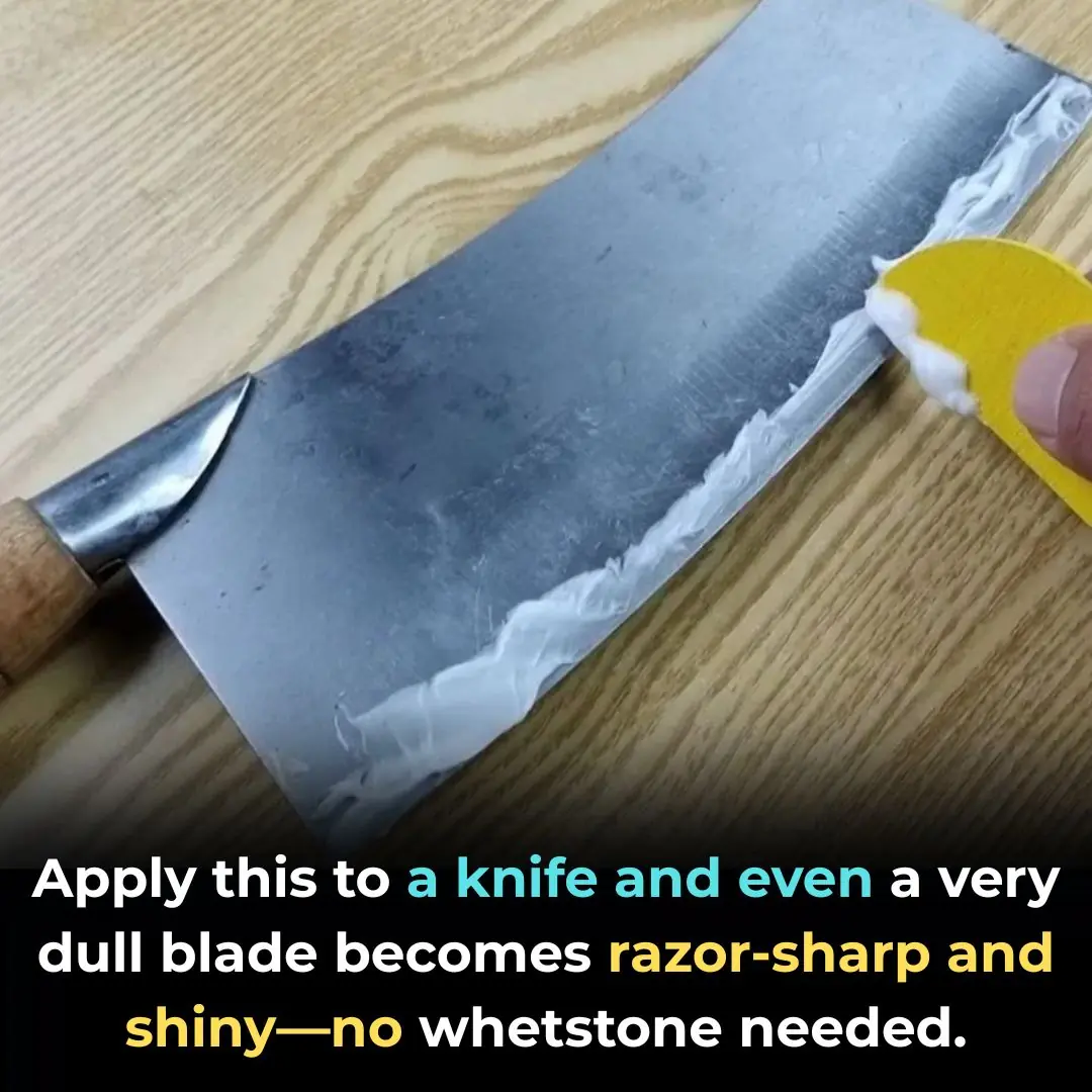 Apply This Simple Mixture — Even the Dullest Knives Will Become Razor-Sharp and Sparkling Clean