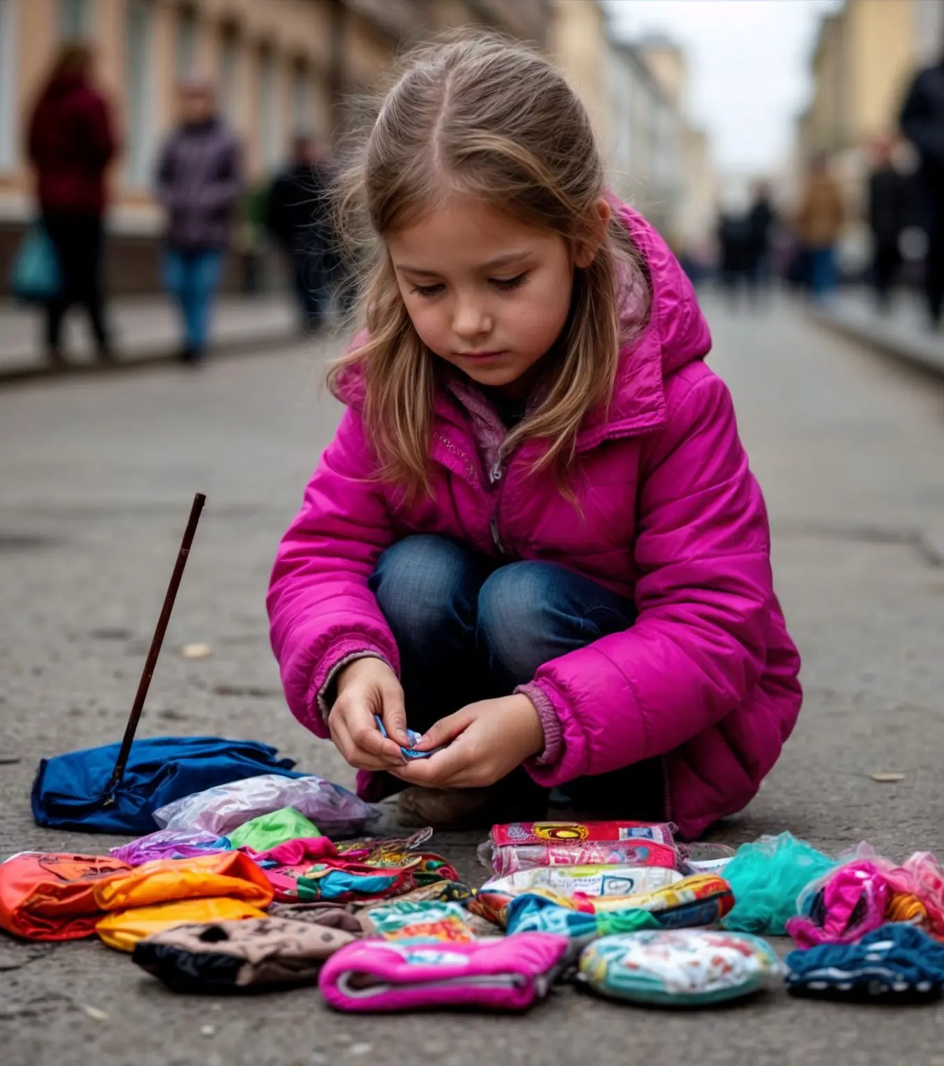 A girl was selling her deceased mother’s belongings at the market. One day, an expensive car pulled up nearby.
