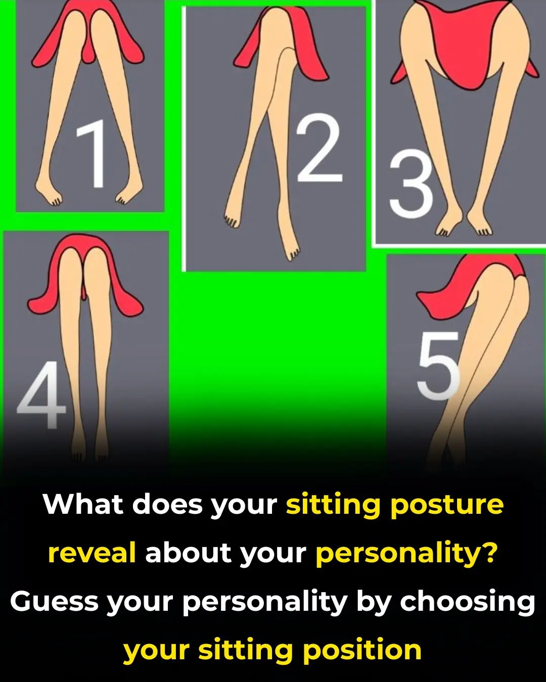 What Does Your Sitting Position Reveal About Your Personality