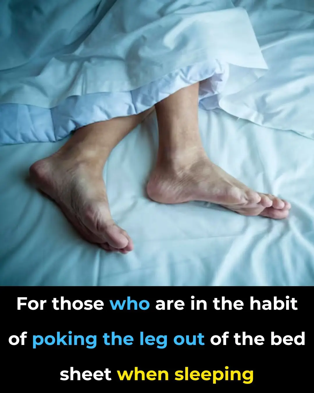 Sleeping Trick? Why Sticking One Foot Out Actually Works