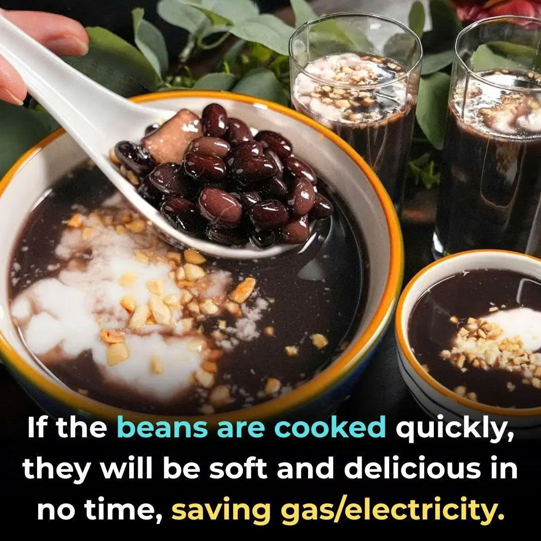 If the beans are cooked quickly, they will be soft and delicious in no time, saving gas/electricity.